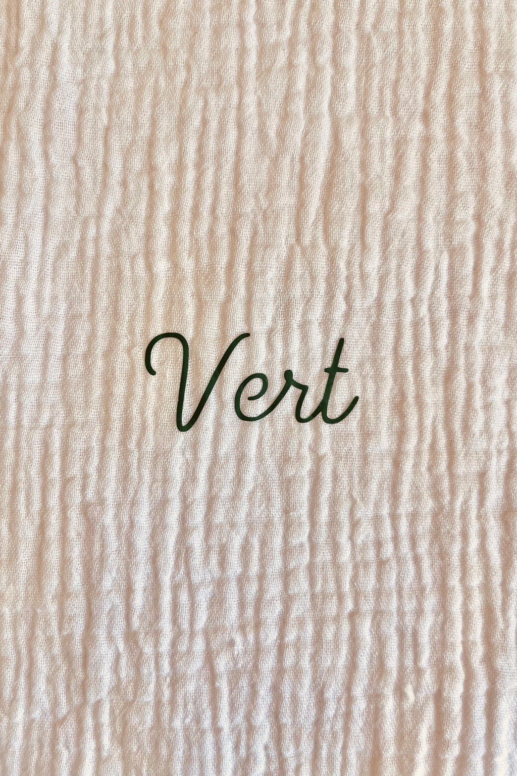 Doudou tétée Rayure vert de gris