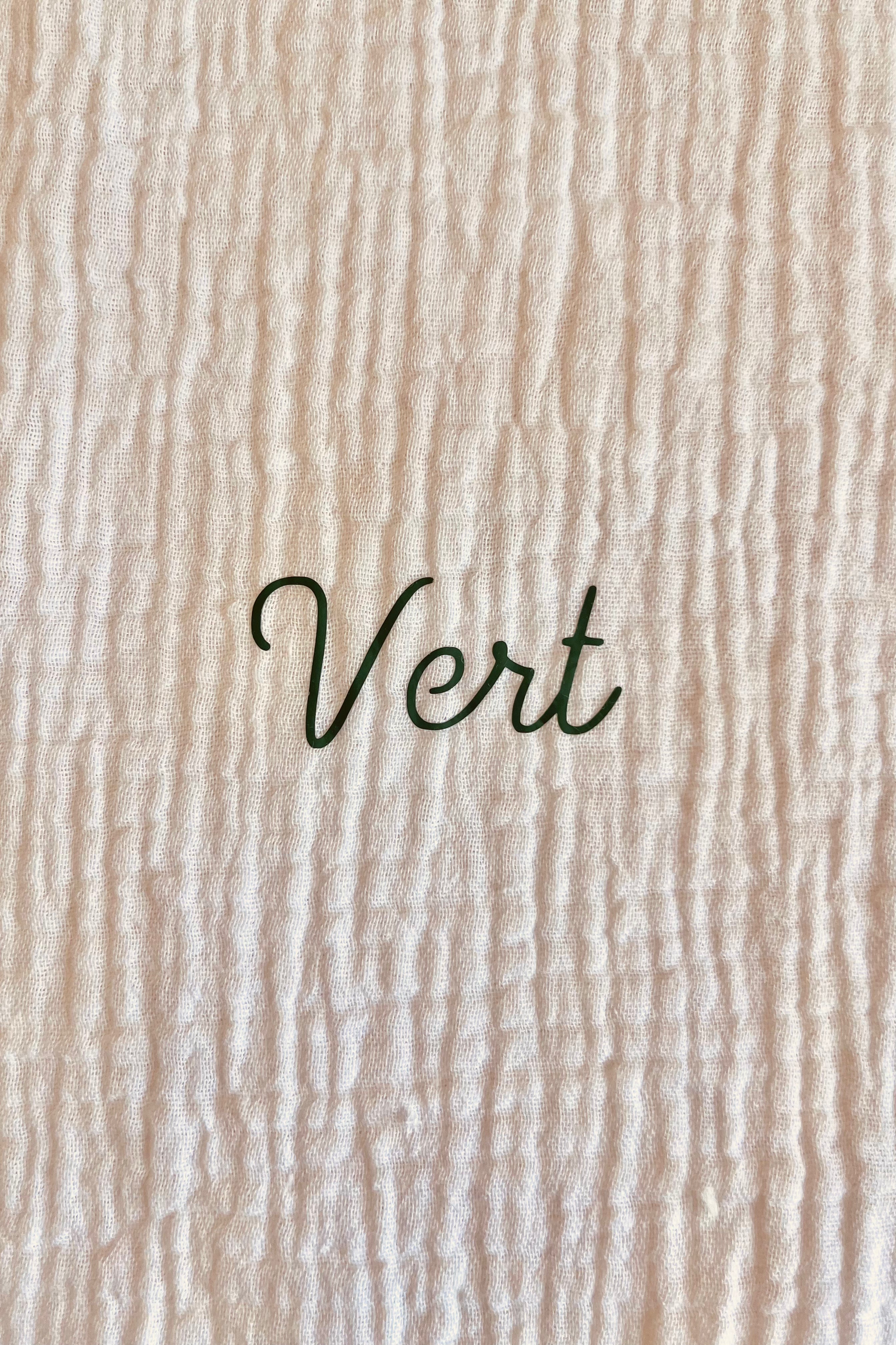 Doudou tétée Rayure vert de gris