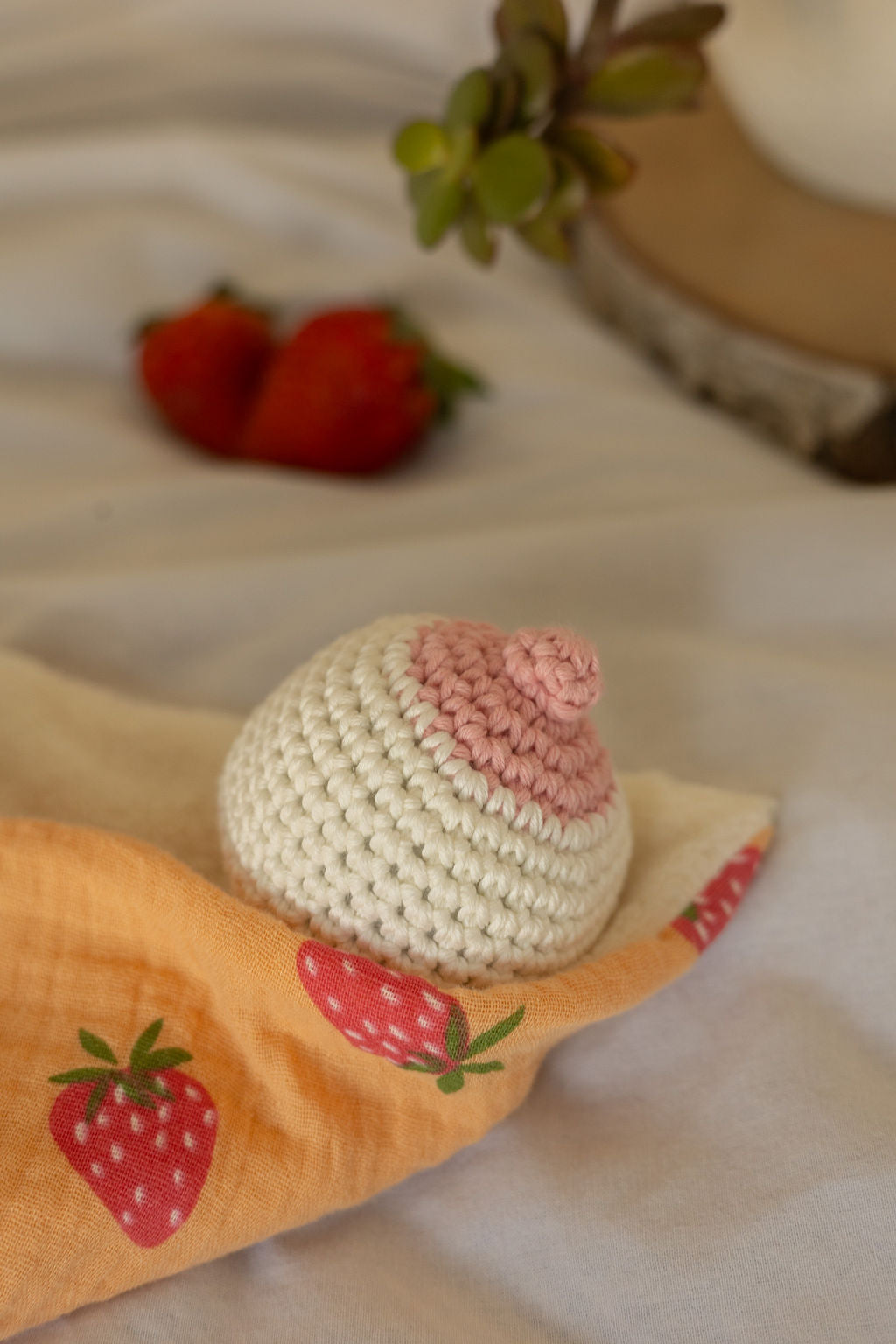 Doudou tétée Fraise