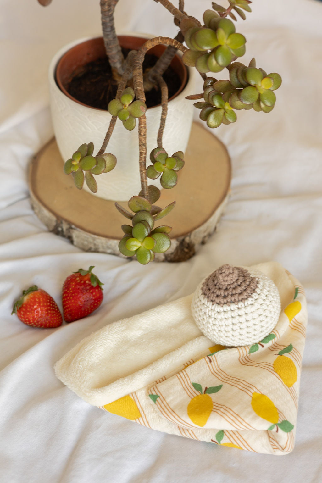 Doudou tétée Lemon