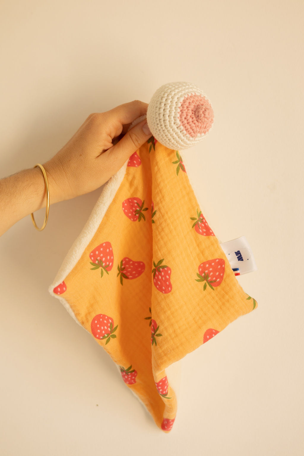 Doudou tétée Fraise